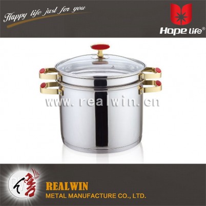 24 cm 有盖子的汤锅