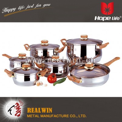 12件套不锈钢锅