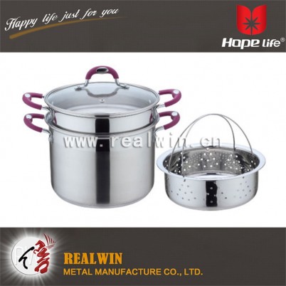 24 cm 有盖子的汤锅