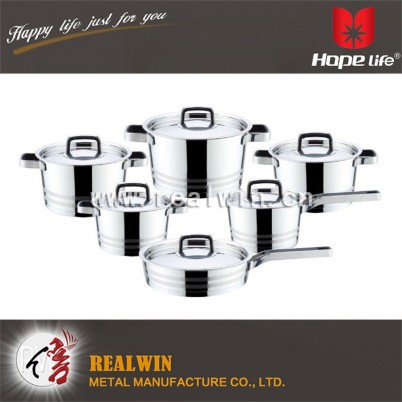 12件套不锈钢锅
