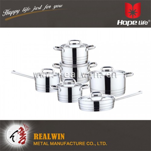 12件套不锈钢锅