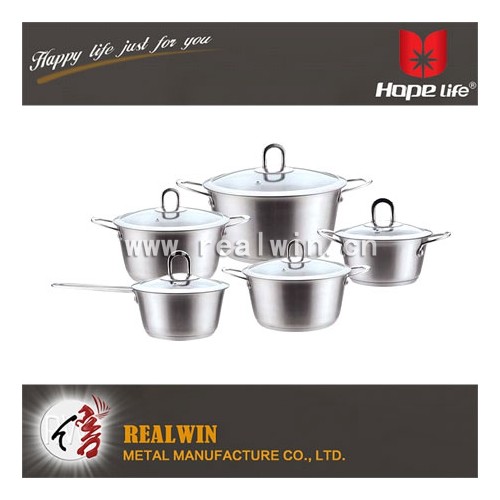 10件套不锈钢锅