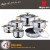 12 PCS COOKWARE SET