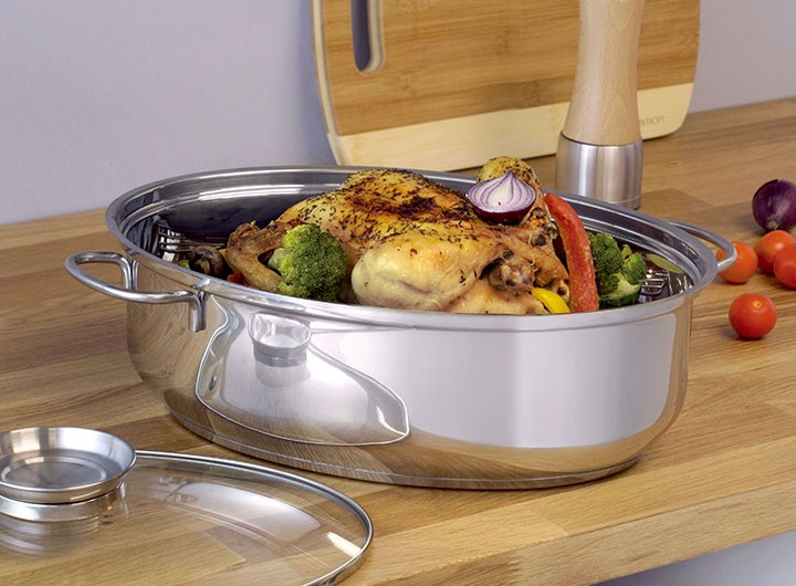 Realwin Kitchenware Cookware Pot Pan 304 Stainless Steel Casserole