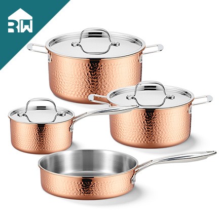 7 PCS TRIPLY COOKWARE SET