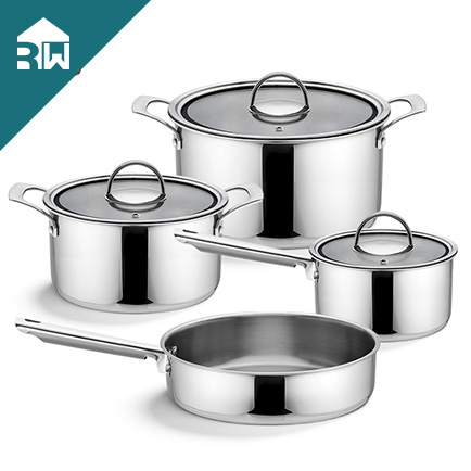 7 PCS TRIPLY COOKWARE SET